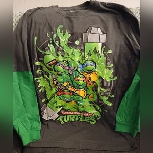 TMNT Lo G Sleeved Printed Tee Size 10/12